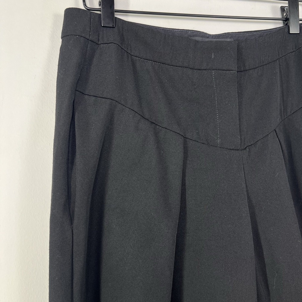 Derek Lam Wool Cropped Trousers Womens Size 8 Black Italian Fabric Tailored - Picture 9 of 15